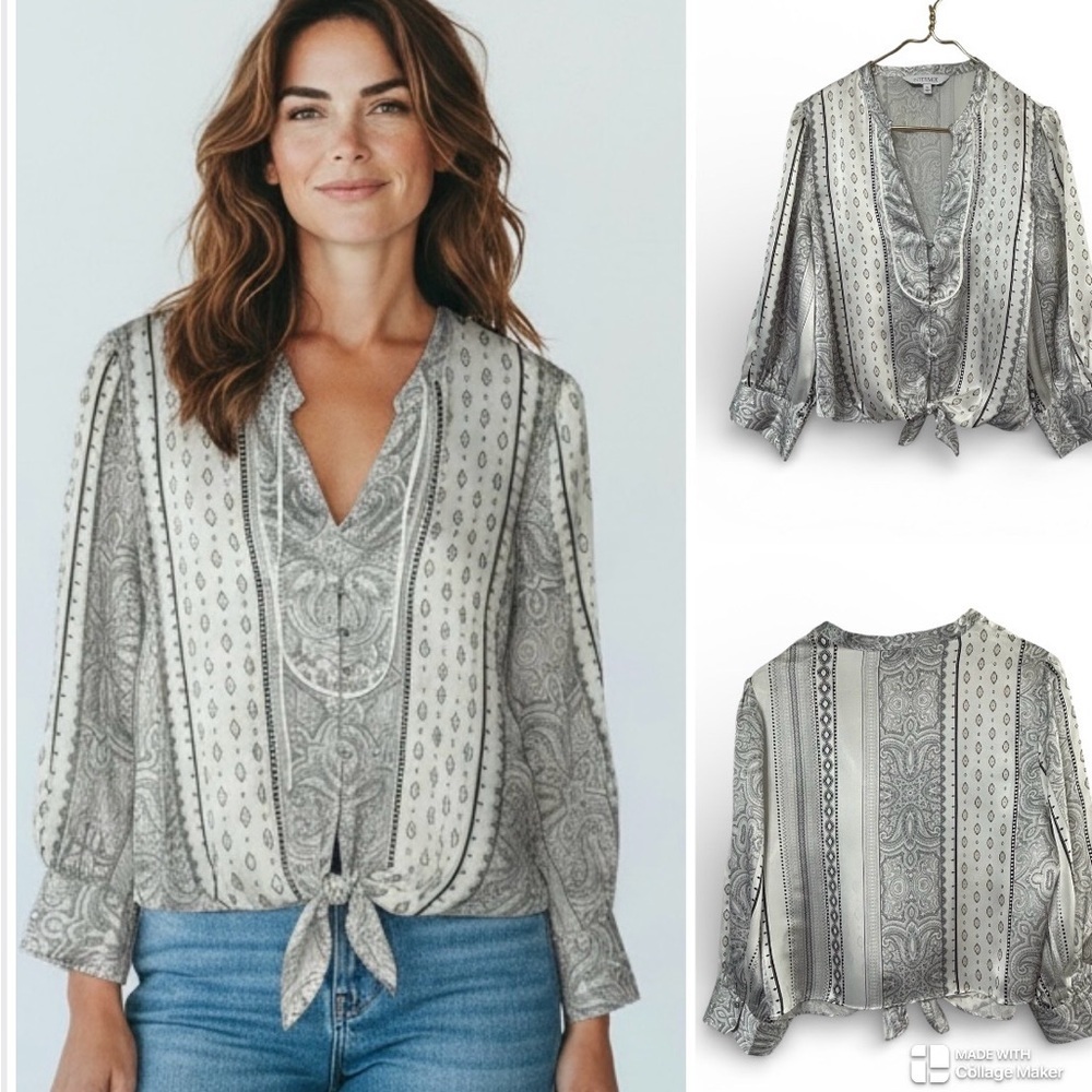 Intermix NWOT 100% silk blouse